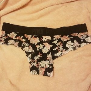 PiNK cheeky lace flower underwear 🌺